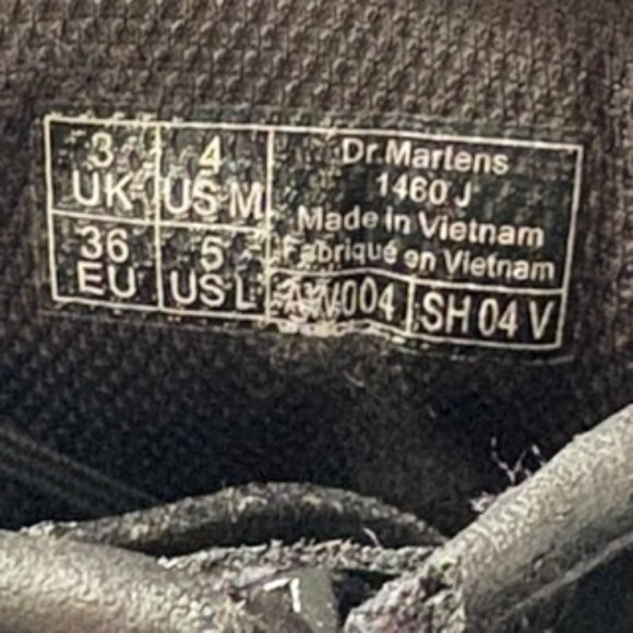 Dr Martens Junior 1460 Patent Leather Boots Size 4 - Picture 10 of 10